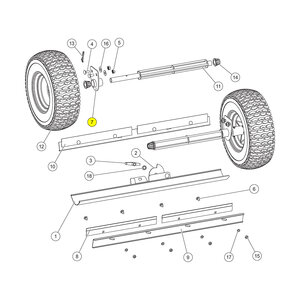 Bearing Bracket, Drop Spreader