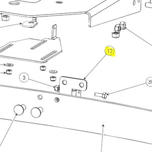 Deflector Mount Bracket