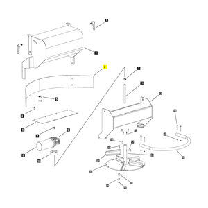 Material Deflector   5  X 48