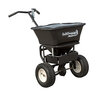 Buyers Products SaltDogg bulk Salt Walk Behind Broadcast Spreader with Black Powder- Coated Frame