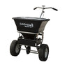 Buyers Products SaltDogg bulk Salt Walk Behind Broadcast Spreader with Black Powder- Coated Frame