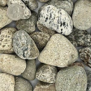 Bagged Salt & Pepper Granite Gravel 1 1/2 - 2 1/2 in. (75 lb. Bag)