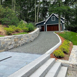 Sawn Thin Veneer Liberty Hill Granite Ashlar Flats