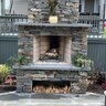 Sawn Thin Veneer Fieldstone Dark Ledgestone Flats
