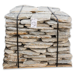 Flagstone Idaho Cherokee Charcoal Quartzite Tumbled Patio/Steppers 