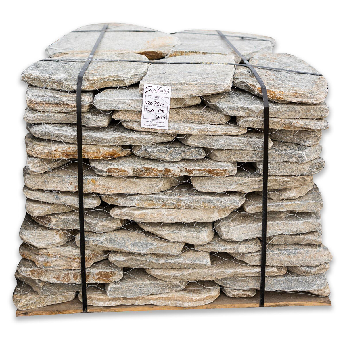Flagstone Idaho Cherokee Charcoal Quartzite Tumbled Patio/Steppers ...