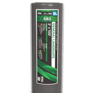 SRW SB3 2.8 oz. Non-Woven Spunbond Weed Barrier Fabric Black 6 ft. x 100 ft.