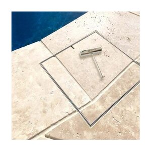 HIDE Skimmer Lid 12 in.x 12 in. for Inlay 2 ¼ in. to 2 ½ in.