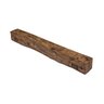 Mantle Mortise Barn Wood Brown 6 ft.