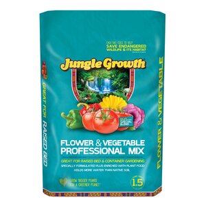 Jungle Growth Flower and Vegetable Planting Mix 1.5 cu. ft. Bag