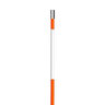Snow Pole Marker w/ Reflective Tape & Poly Cap Orange