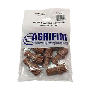 17Mm Tee Barb X 1/2 in. Mpt Agrifim