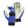 Mechanics Bald Eagle Glove Pigskin Black & Blue XLarge