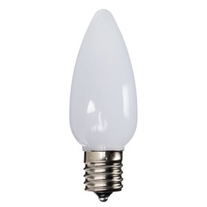 SMD LED C9,3 LED, DIMMABLE,E17 BASE,130V,0.5W,CERAMIC SMOOTH