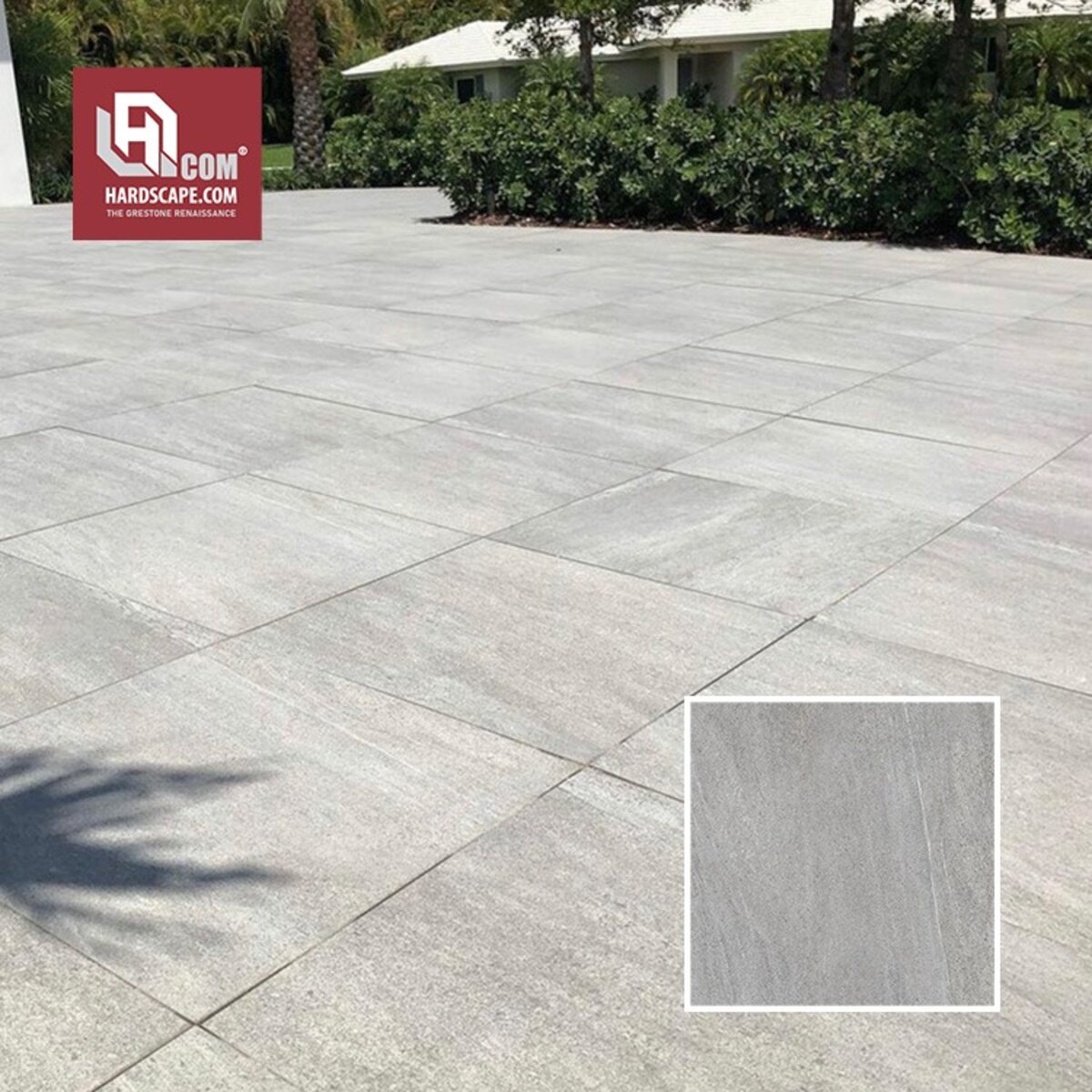 Hardscape.com Porcelain Paver Pietra Di Vals 24 in. x 24 in. x 2 cm ...