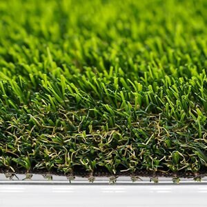 TI Bermuda Pro 100 Lite Synthetic Turf 83 oz. Total Weight 1-1/2 in. Wheat Lime/Jade Green Blades Green/Yellow Thatching