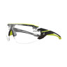 Taven - Black Frame with Hi-Vis Yellow TPR / Vapor Shield Smoke Lenses
