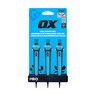 Ox Pro Nail Punch w/ Grip 3-Pack - 0.8mm, 1.6mm, 2.4mm