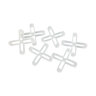 Ox Trade Hard Plastic Spacers Hollow Cross - 1000/Bucket | 3/16-in. / 5mm