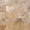 Dimensional Walnut Rustico Travertine Tumbled 3pc Roman Pattern 1 3/16 in. (150 sq. ft./pallet)