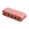 Pacific Clay 9 in. Bullnose Solid Rose Tan 3-1/2 in. x 2-3/16 in. x 9 in. (384 pc./pallet)