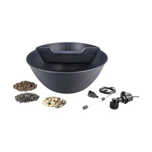 Aquagarden Mini Pond Kit - Steel Gray