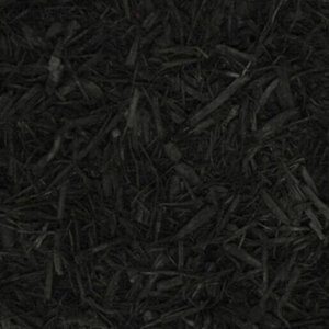 Dyed Black Shredded Mulch 2 cu. ft. Bag