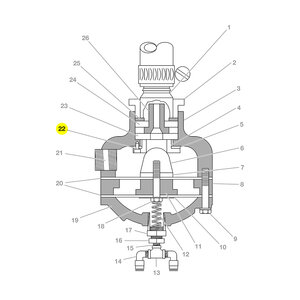 Screw Cap 1/4-20 x 1/2 MG-78