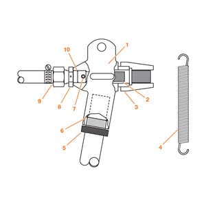 Gun MH-4 w/ 1/4 in. Ceramic Nozzle