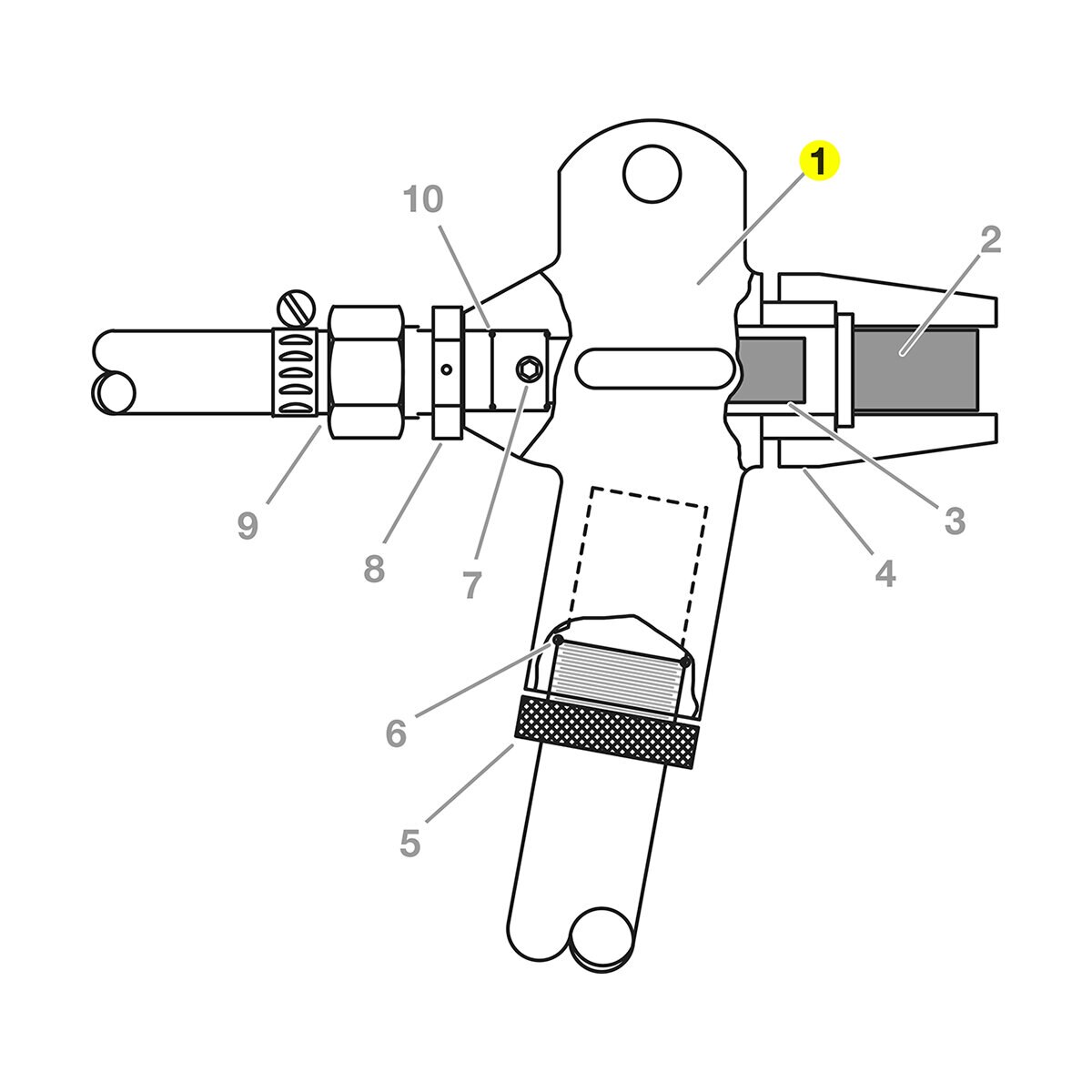 Gun Body Short MH2 Gun | SiteOne US