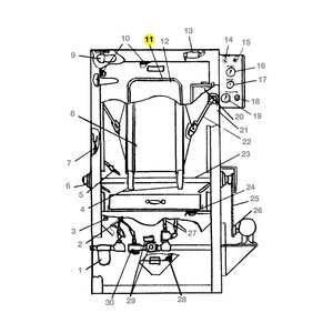 Gasket Window 14 in. x 22 in. "S" Channel