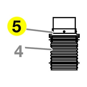 Felt Washer 1/4 in.Idx13/4 in.Odx1/8 in.