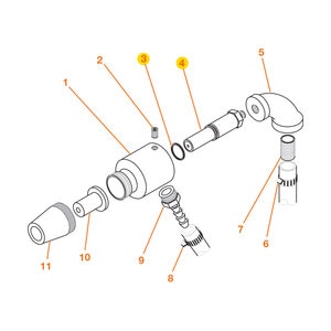 Air Jet 3/32 in. For P-190 Gun