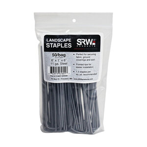 SRW Landscape Staples 6 in. (75/box)