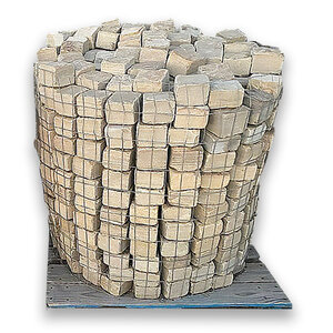 Cobblestones Oklahoma Brown Tumbled 4 in x 4 in.