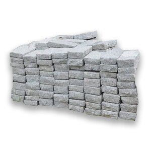 Granite Cobblestone Gray Thin Jumbo 3 in. x 7 in. x 10 in.