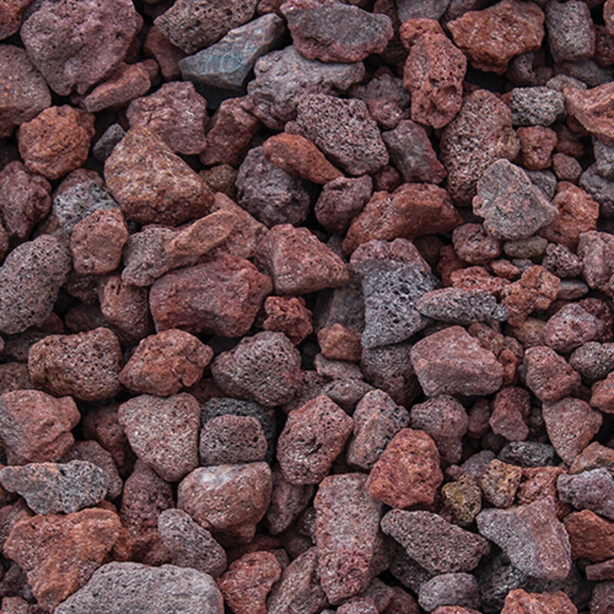 Bagged Red Lava Rock 1 1/2 in. (1 cu. ft. bag) | SiteOne US