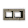 8416 Concrete Block Split Face 1S1E Gray 8 in. x 4 in. x 16 in.
