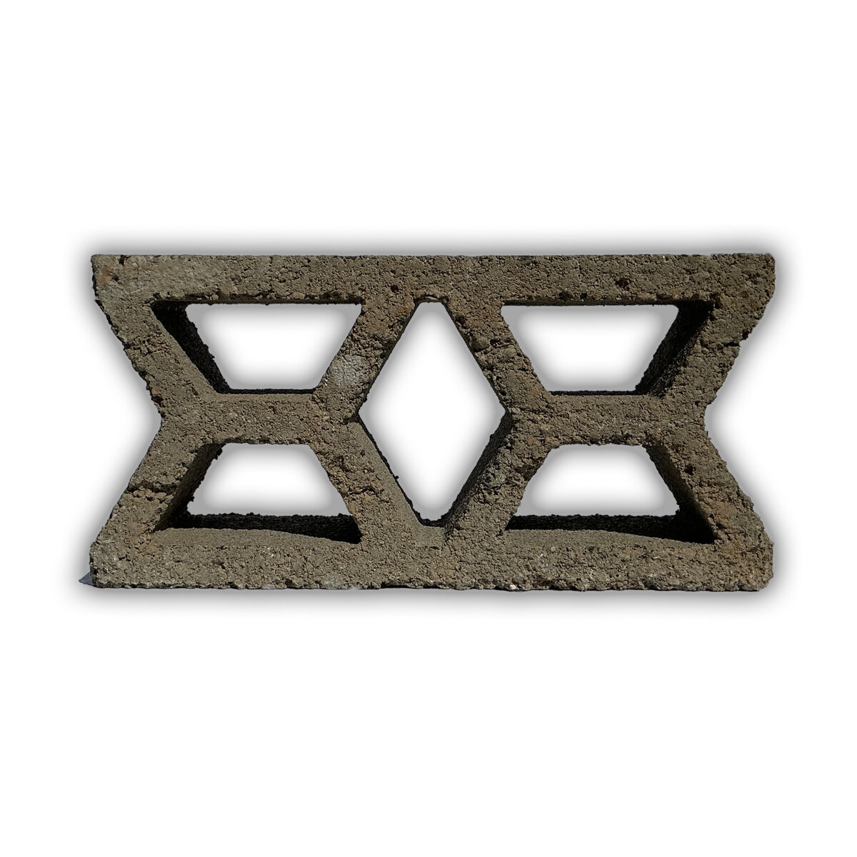 8416 Concrete Block Deco XX Gray 8 in. x 4 in. x 16 in | SiteOne US