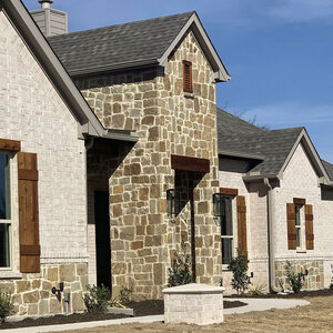 Building Stone Texas Sandstone (4 in. Chopped) Random Height 4 - 8 in.