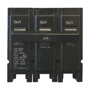 TYPE BRAKER 20A/3POLE