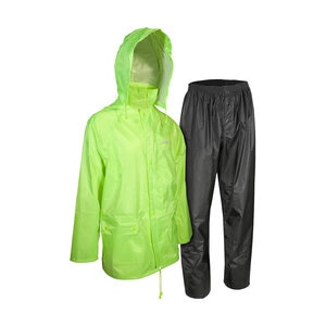 Waterproof Hi-Vis Rain Jacket PU Coated 2X-Large