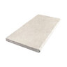 Coping Ivory Travertine Bullnose 1 Long 1 3/16 in. x 12 in. x 24 in.