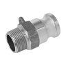 2 in. Aluminum Cam Lock Male Coupler x Female NPT