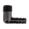 90 Degree Elbow Fitting 1/2 flat black