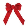 24 in. X 45 in. Outdoor Red Velvet Bow For 60 in. WREATHS