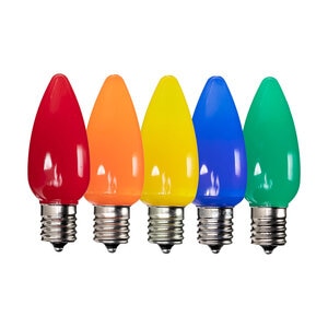 SMD LED C9,3 LED, DIMMABLE,E17 BASE,130V,0.5W,CERAMIC SMOOTH