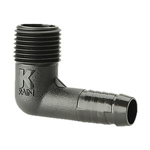 SWING PIPE, ELBOW, 1/2 MNPT x 1/2 BARB, 25 PACK