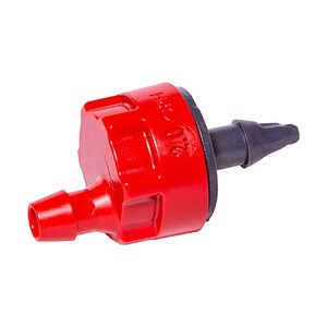 Rain Bird Xeri-Bug Emitter 2.0 GPH Barb Red With Check Valve