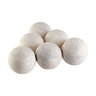 American Fire Glass Lite Stone Balls 4 in. Cottage White Uniformed Set (6 pc./set) 12 in. x 8 in.